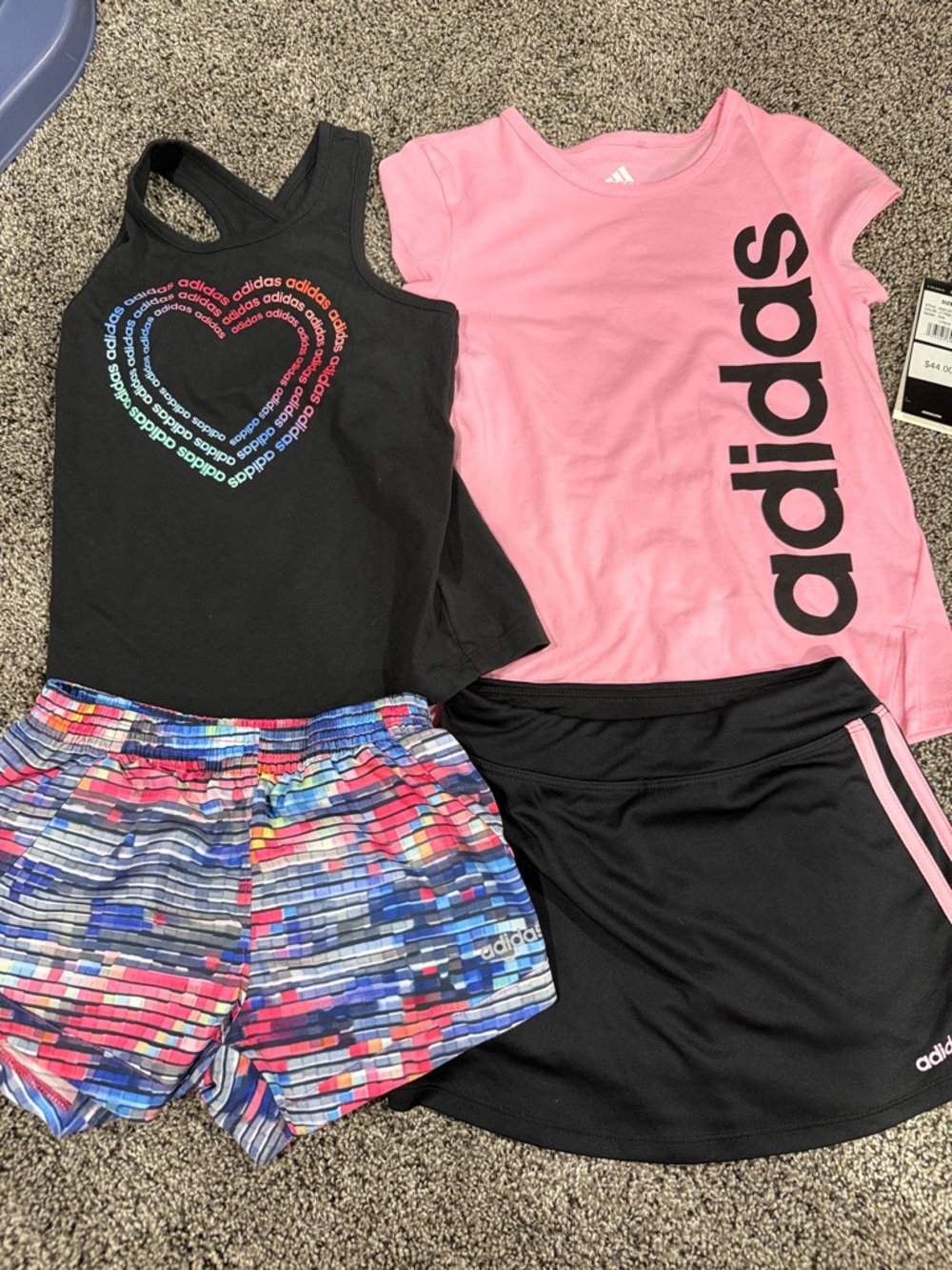 adidas Girls 4-Piece Active Set. Size 5